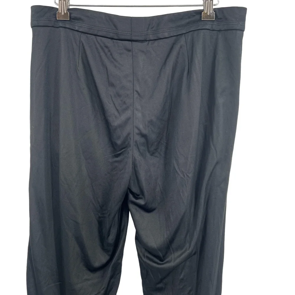 Rag & Bone Black‎ Satin Zipper Detail Pant Size 6